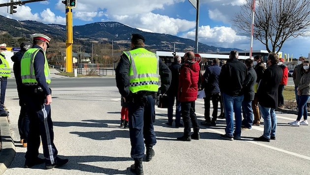 Der Prozess begann am Unfallort bei dieser Kreuzung in Wolfsberg. (Bild: Wassermann Kerstin)