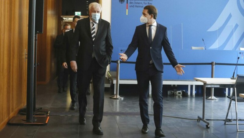 Horst Seehofer (links) und Sebastian Kurz (Bild: BUNDESKANZLERAMT/DRAGAN TATIC)