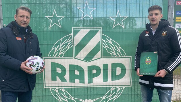 Zoran Barisic (li.) und Marko Dijakovic (Bild: SK Rapid)