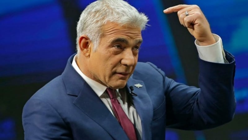 Yair Lapid ist der liberale Herausforderer von Netanjahu. (Bild: AFP)