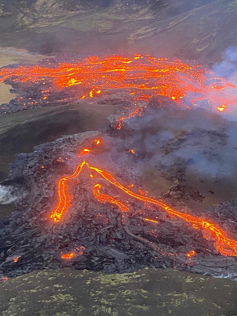 Luftaufnahme der Icelandic Coast Guard (Bild: Icelandic Coast Guard / AFP)