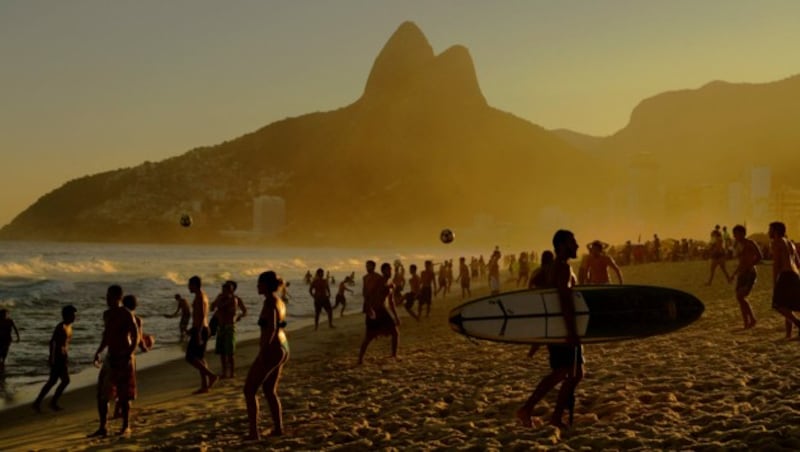 Ipanema Beach (Bild: CARL DE SOUZA / AFP)