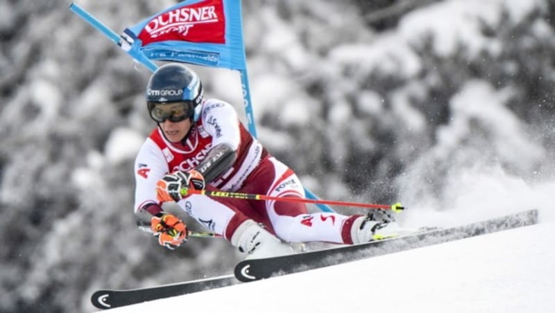 Lukas Feurstein gab in Lenzerheide ein absolut respektables Weltcupdebüt. (Bild: EPA)