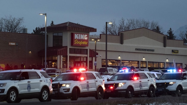 Dieser Supermarkt war der Schauplatz des Blutbads in Boulder. (Bild: AFP)