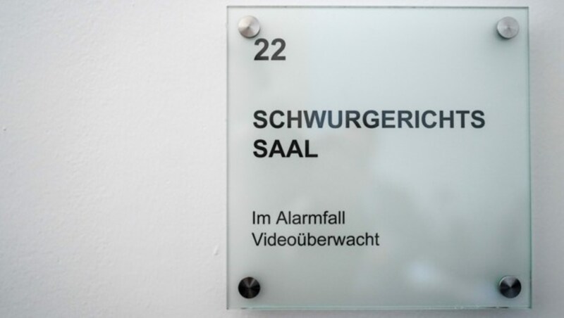 Schwurgerichtssaal im Landesgericht Wels (Bild: Markus Wenzel)