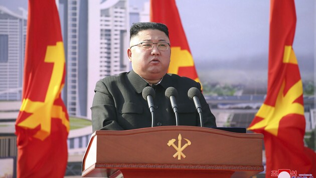 Nordkoreas Diktator Kim Jong Un (Bild: KCNA via KNS)