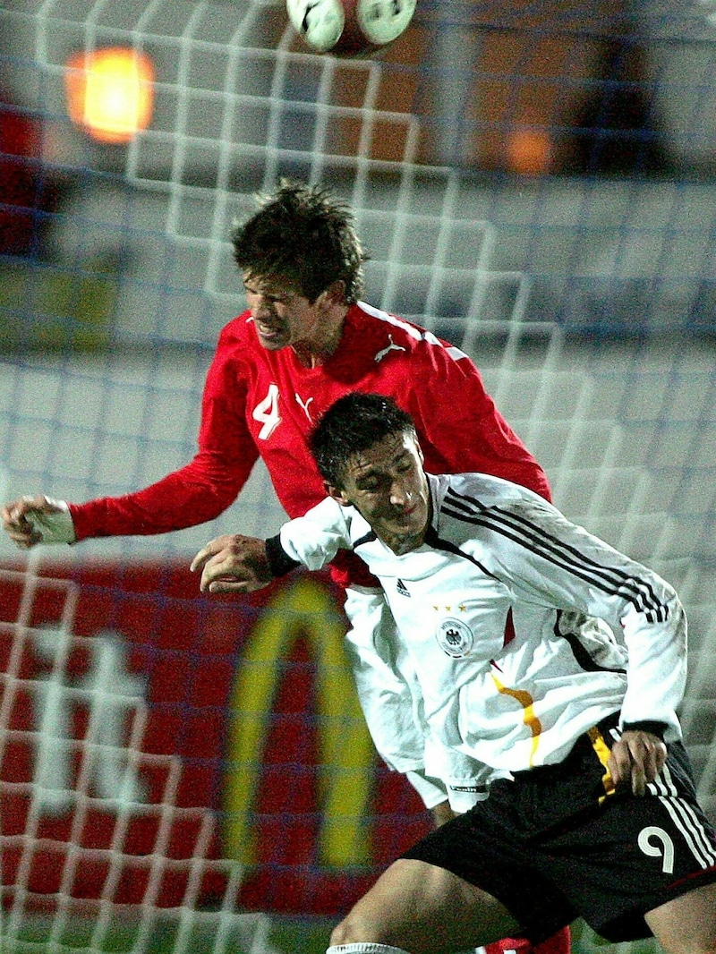 Kučuković als U21-Teamspieler Deutschlands bei einem Match gegen Österreich (Bild: Guenter R. Artinger)