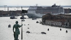 Vor der Corona-Pandemie waren mit den Kreuzfahrtschiffen jedes Jahr Millionen Besucher in die Lagunenstadt Venedig geströmt. (Bild: Miguel MEDINA / AFP)