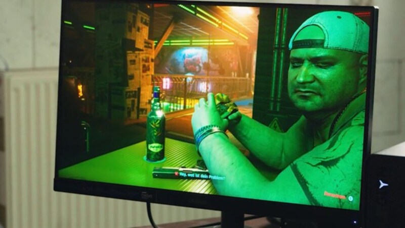 "Cyberpunk 2077" bei 240 Hertz? Selbst für modernste PCs schwierig. Aber es gibt durchaus Titel, die Bildraten jenseits der 200 fps erzielen. (Bild: krone.tv)