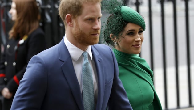 Prinz Harry und Herzogin Meghan (Bild: APA/AP/Kirsty Wigglesworth)