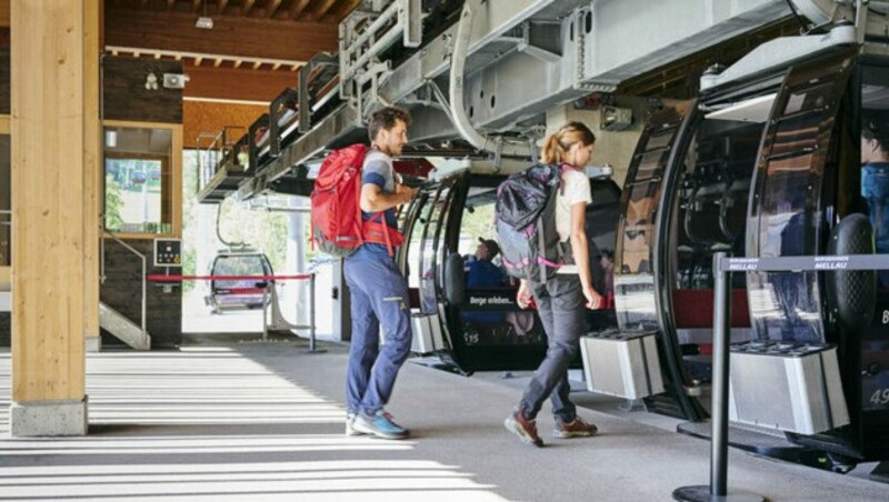 Die Seilbahner wünschen sich für die Sommersaison Touristen aus dem Ausland. (Bild: zvg/Alex Kaiser - Bregenzerwald Tourismus)