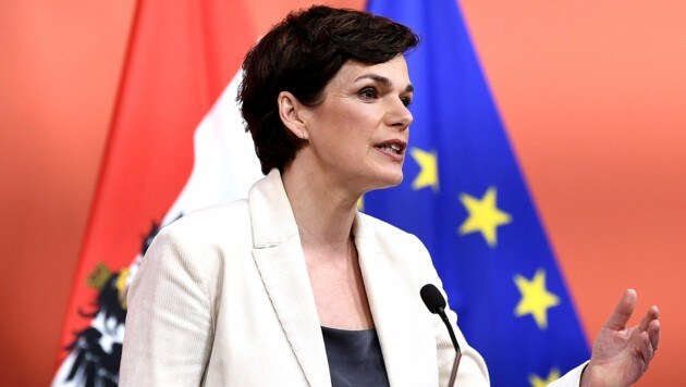 SPÖ-Chefin Rendi-Wagner drängt auf eine heimische Impfstoffproduktion - mit dem Geld der EU. (Bild: APA/ROBERT JAEGER)
