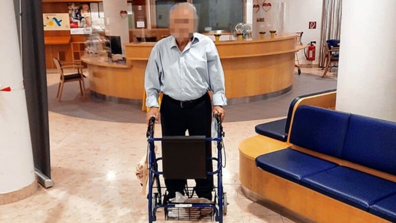 Mobil und immer gut gelaunt: Der 80-jährige Wiener auf dem Bild fühlt sich nach den Impfungen sicher in seiner Einrichtung. (Bild: zVg, krone.at)