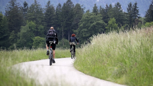 189.000 Salzburgerinnen und Salzburger fahren mehrmals in der Woche mit dem Fahrrad, 343.000 zumindest gelegentlich. (Bild: Tröster Andreas)