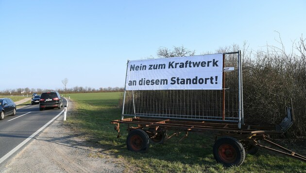 Die Gegnerschaft des Kraftwerk-Projekts mobilisiert bereits. (Bild: Huber Patrick)
