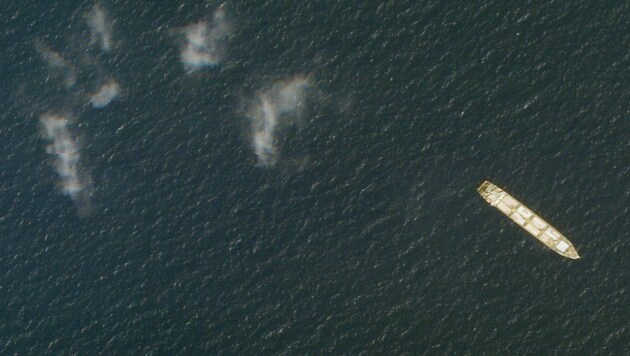 Der Frachter „Saviz“ auf einer Archivaufnahme (Bild: AP)