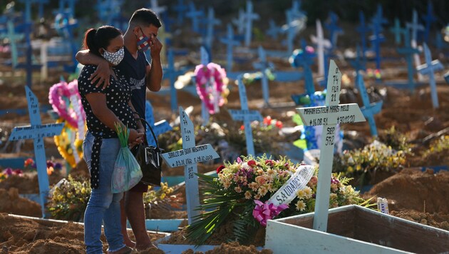 Brasilien ist zum globalen Epizentrum der Covid-19-Pandemie geworden. (Bild: AFP/Michael DANTAS)