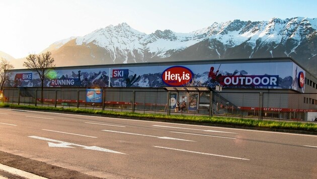 Die Tore des neuen Stores öffneten am 1. April. (Bild: Hervis/Karg)