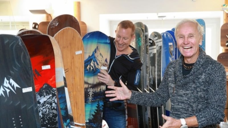 Klaus Eberhartinger mit Stefan Weinberger (Bild: Zwefo)