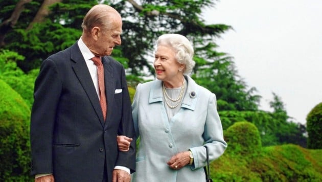 73 Jahre lang waren Queen Elizabeth II. und Prinz Philip verheiratet. (Bild: Fiona Hanson/PA via AP)