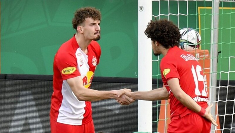 Mergim Berisha (li.), Andre Ramalho (re.) (Bild: APA/HERBERT NEUBAUER)