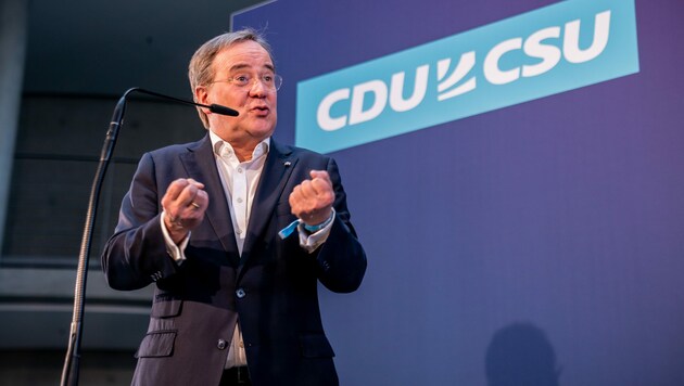 Die CDU-Spitze stärkte Laschet in Sachen Kanzlerkandidatur den Rücken. (Bild: APA/dpa/Michael Kappeler)