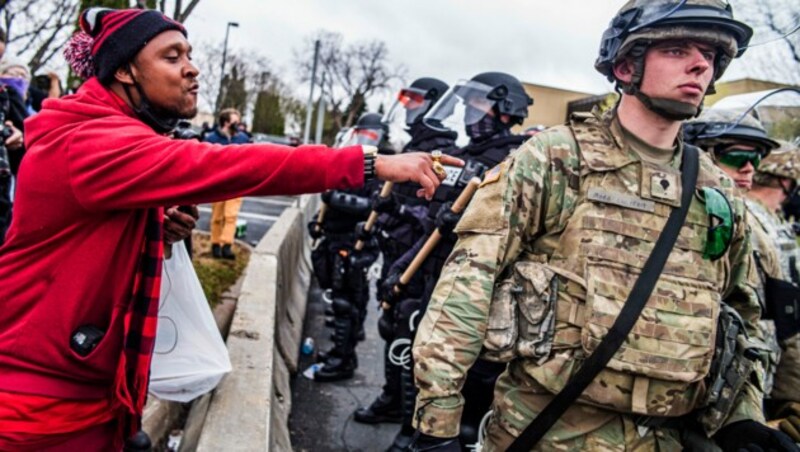 Nach der Tötung des jungen Afroamerikaners war es in den USA erneut zu Protesten gegen Polizeigewalt gekommen. (Bild: AP)