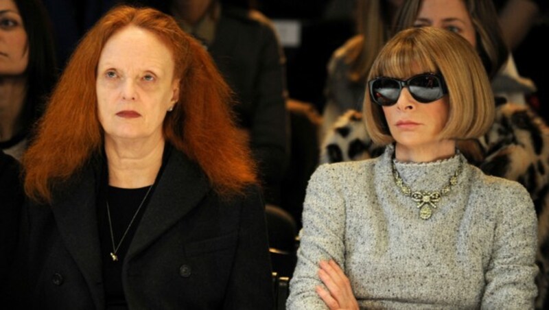 Grace Coddington und Anna Wintour (Bild: APA/Bryan Bedder/Getty Images for IMG/AFP)