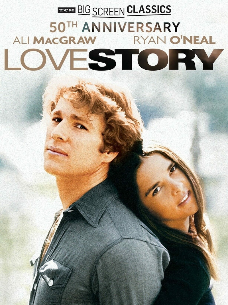 Filmposter von „Love Story“ mit Ryan O‘Neal und Ali MacGraw, 1970. (Bild: Courtesy Everett Collection / Everett Collection / picturedesk.com)