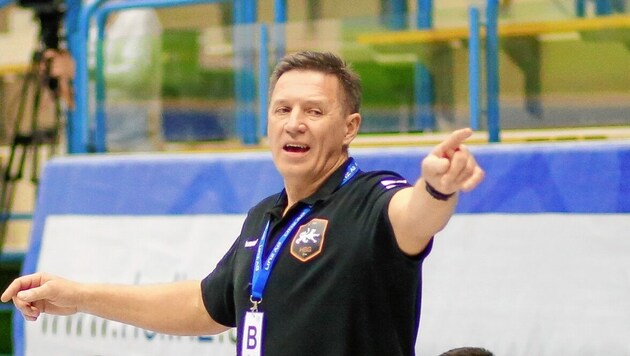 Romas Magelinskas wurde als Trainer der HSG Graz freigestellt. (Bild: Pressefoto Scharinger © DANIEL SCHARINGER)