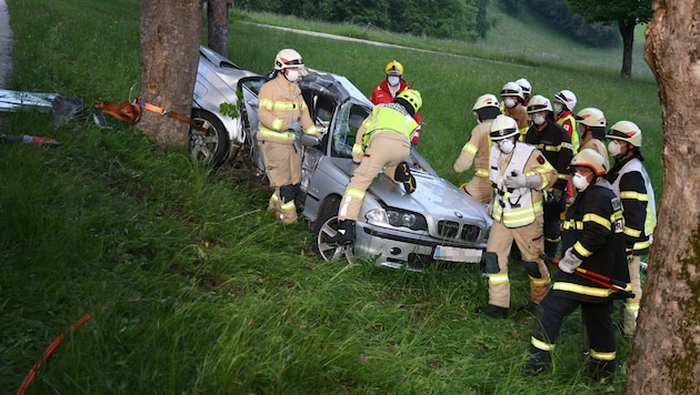 Der Horror-Unfall endete für den Beifahrer (29) mit dem Tod. (Bild: ZOOM.TIROL)