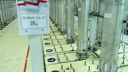Zentrifugen in der iranischen Anlage in Natans reichern Uran an, das möglicherweise für den Bau von Nuklearwaffen eingesetzt werden kann. (Bild: AP)