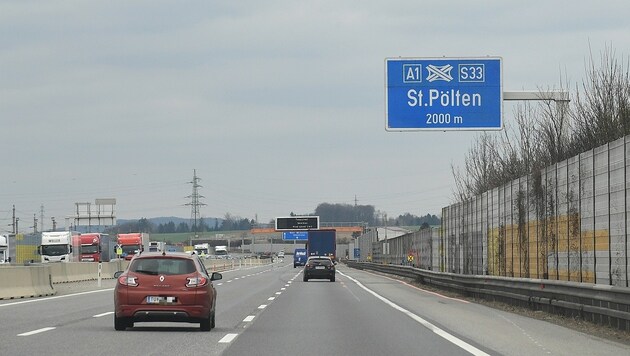 Der tödliche Unfall ereignete sich auf der A1 nahe St. Pölten. (Symbolbild) (Bild: P. Huber)