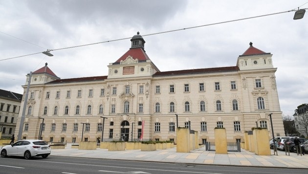 Sieben Angeklagte mussten sich am Landesgericht St. Pölten unter anderem wegen schweren Raubes, Körperverletzung und Erpressung verantworten. (Bild: P. Huber)