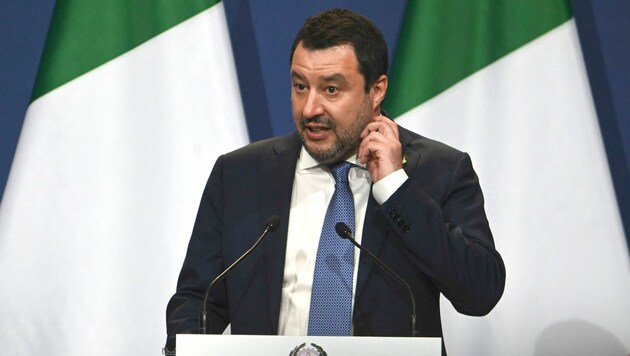 Matteo Salvini (Bild: APA/AFP/Attila KISBENEDEK)