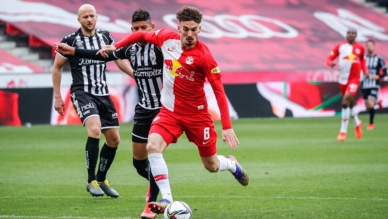 Andres Andrade (li.), Mergim Berisha (re.) (Bild: GEPA pictures/ Jasmin Walter)