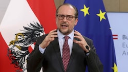 Außenminister Alexander Schallenberg (Bild: AP)