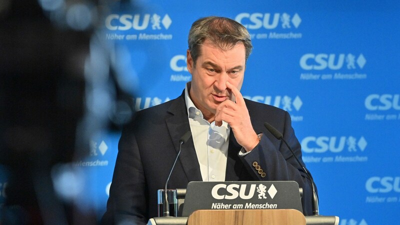 CSU-Chef Markus Söder (Bild: APA/dpa-Pool/Peter Kneffel)