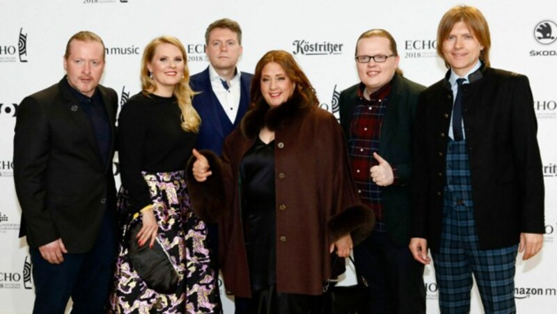 Die Kelly Family 2018 bei den Echo Music Awards (Bild: AFP)