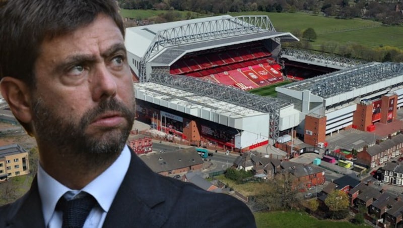 Nach den Rückzügen von Liverpool und Co. ergibt sich Andrea Agnelli. (Bild: APA/AFP/Marco Bertorello, APA/Paul ELLIS)