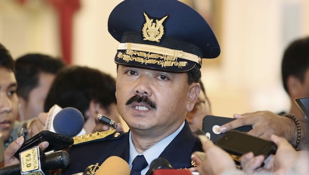 Militärsprecher Hadi Tjahjanto (Bild: AP)