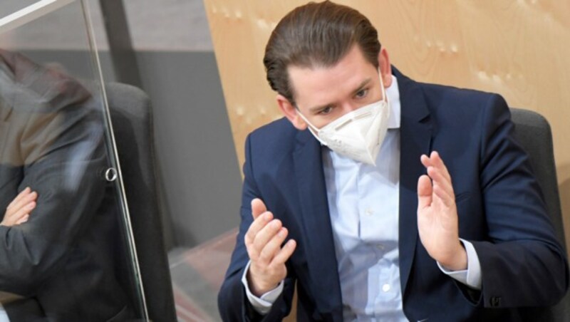 Bundeskanzler Sebastian Kurz (ÖVP) (Bild: APA/ROLAND SCHLAGER)