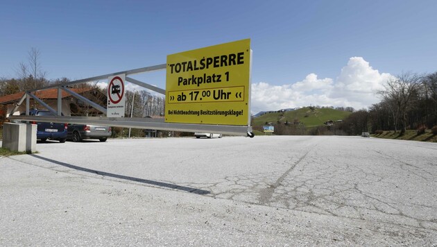 Auch eine 60 Meter lange Lärm- und Sichtschutzwand auf dem Parkplatz 1 soll heuer noch gebaut werden. (Bild: Tschepp Markus)