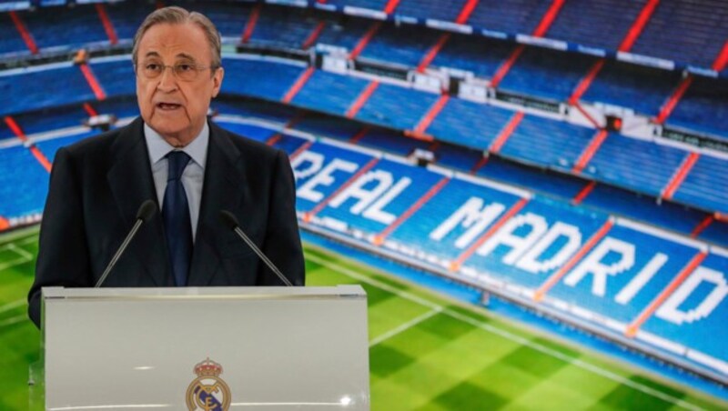 Real-Madrid-Präsident Florentino Perez (Bild: AP/Manu Fernandez)