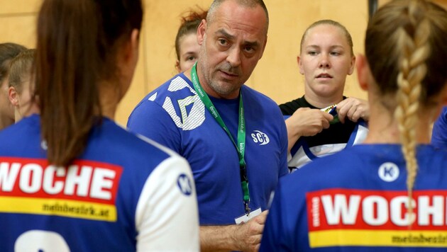 War zwei Saisonen lang Coach der Ferlach-Girls: Der Slowene Alen Mihalj. (Bild: Kuess)
