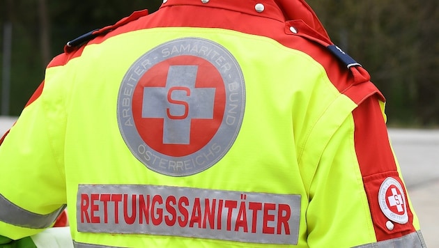 The occupants refused first aid from the emergency services (symbolic image). (Bild: P. Huber)