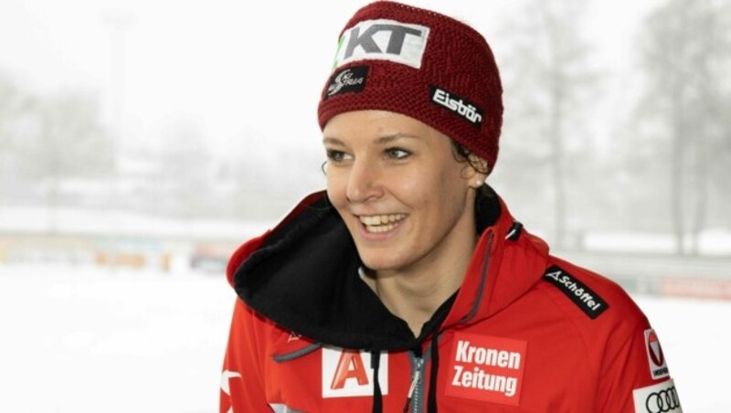 Elisabeth Kappaurer freut sich bereits auf die nächsten Tage im Schnee. (Bild: Maurice Shourot)