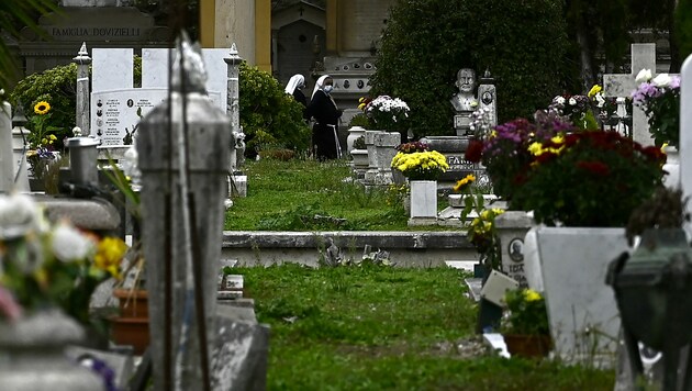 Der Verano-Friedhof in Rom (Bild: AFP)