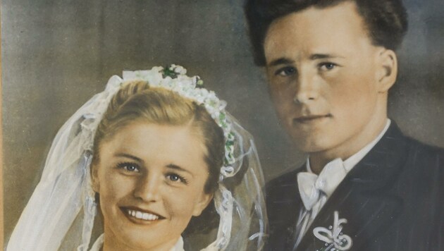 Das Paar heiratete am 1. Mail 1951 (Bild: Tschepp Markus)