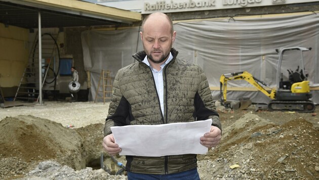 Baumeister Markus Zehner sorgt die aktuelle Lage am Rohstoffmarkt gewaltig. (Bild: Holitzky Roland)